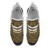 Calendar Tribal Maya Print White Athletic Shoes-grizzshop