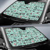 Camera Pastel Pattern Print Car Sun Shade-grizzshop