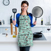 Camera Pastel Pattern Print Women's Apron-grizzshop