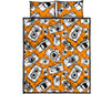 Camera Pattern Print Bed Set Quilt-grizzshop