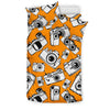 Camera Pattern Print Duvet Cover Bedding Set-grizzshop