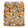 Camera Pattern Print Duvet Cover Bedding Set-grizzshop