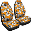 Camera Pattern Print Universal Fit Car Seat Covers-grizzshop