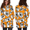 Camera Pattern Print Women Hoodie Dress-grizzshop