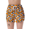 Camera Pattern Print Women's Shorts-grizzshop