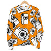 Camera Pattern Print Women's Sweatshirt-grizzshop