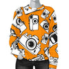 Camera Pattern Print Women's Sweatshirt-grizzshop