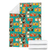 Camera Print Pattern Blanket-grizzshop