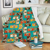 Camera Print Pattern Blanket-grizzshop