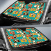 Camera Print Pattern Car Sun Shade-grizzshop