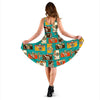 Camera Print Pattern Dress-grizzshop