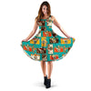 Camera Print Pattern Dress-grizzshop