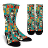 Camera Print Pattern Unisex Crew Socks-grizzshop