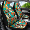 Camera Print Pattern Universal Fit Car Seat Covers-grizzshop