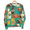 Camera Print Pattern Women's Sweatshirt-grizzshop