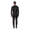 Camo Black Tan Digital Print Pattern Men's Pajamas-grizzshop