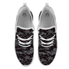 Camo Black Tan Digital Print Pattern White Athletic Shoes-grizzshop