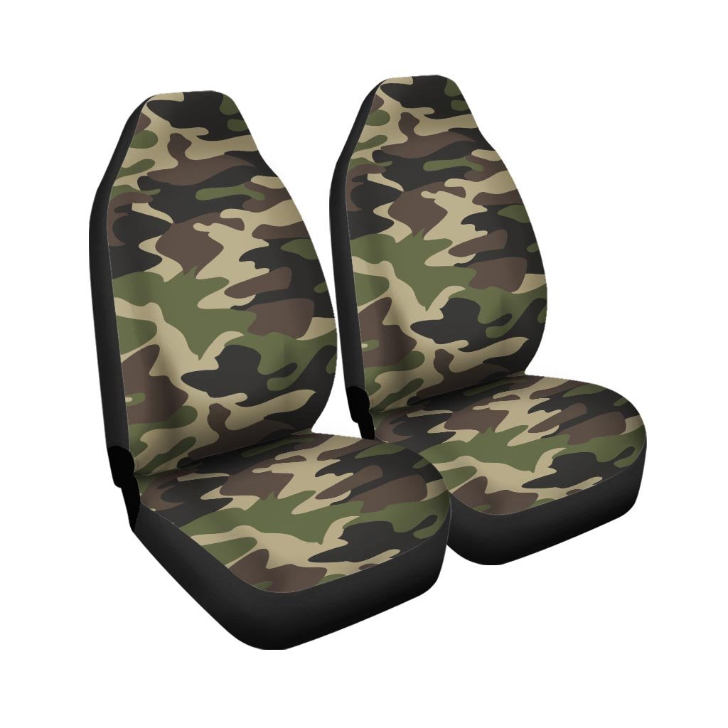 Camo Camouflage Print Car Seat Covers-grizzshop