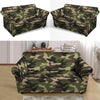 Camo Camouflage Print Loveseat Cover-grizzshop