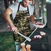 Camo Camouflage Print Men's Apron-grizzshop