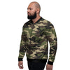 Camo Camouflage Print Men's Bomber Jacket-grizzshop