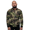 Camo Camouflage Print Men's Bomber Jacket-grizzshop