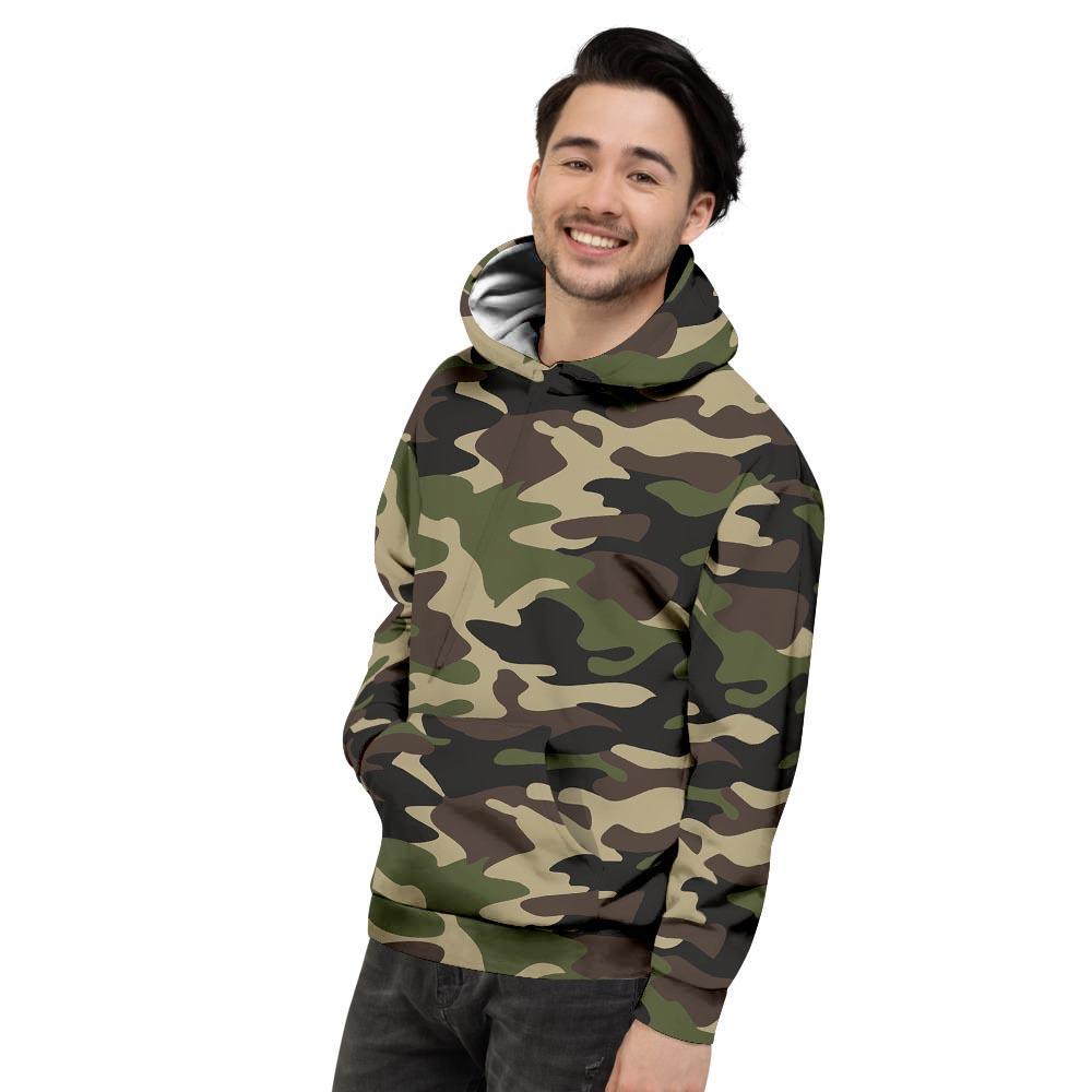 Camo Camouflage Print Men's Hoodie-grizzshop