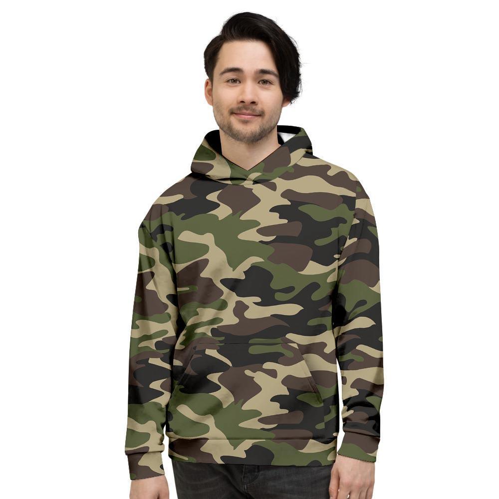 Camo Camouflage Print Men's Hoodie-grizzshop