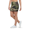 Camo Camouflage Print Mini Skirt-grizzshop