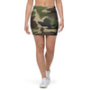 Camo Camouflage Print Mini Skirt-grizzshop