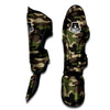 Camo Camouflage Print Muay Thai Shin Guard-grizzshop