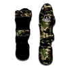 Camo Camouflage Print Muay Thai Shin Guard-grizzshop