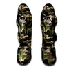 Camo Camouflage Print Muay Thai Shin Guard-grizzshop