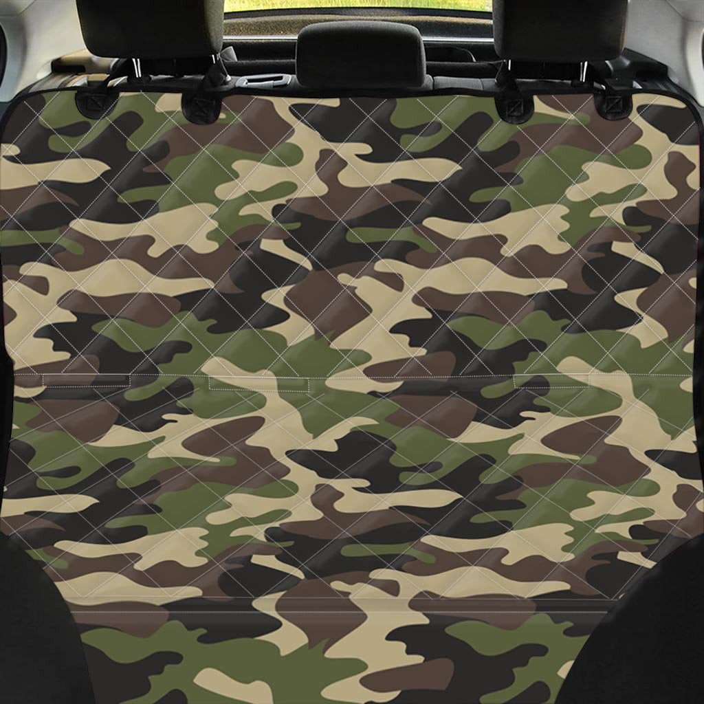 Camo Camouflage Print Pet Car Seat Cover-grizzshop