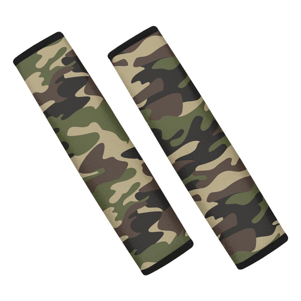 Camo Camouflage Print Seat Belt Cover-grizzshop