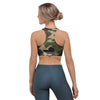 Camo Camouflage Print Sports Bra-grizzshop