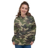 Camo Camouflage Print Women's Hoodie-grizzshop