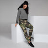 Camo Camouflage Print Women's Joggers-grizzshop