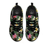 Camo Flower Military Green Print Pattern Black Sneaker-grizzshop