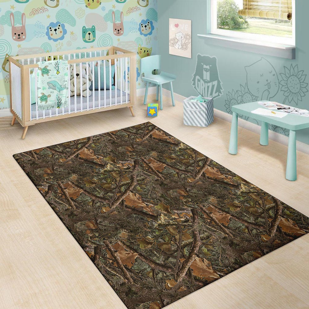 Camo Hunting Print Pattern Floor Mat-grizzshop