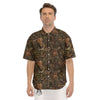 Camo Hunting Print Pattern Men's Short Sleeve Shirts-grizzshop