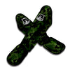 Camouflage Green And Black Print Muay Thai Shin Guards-grizzshop