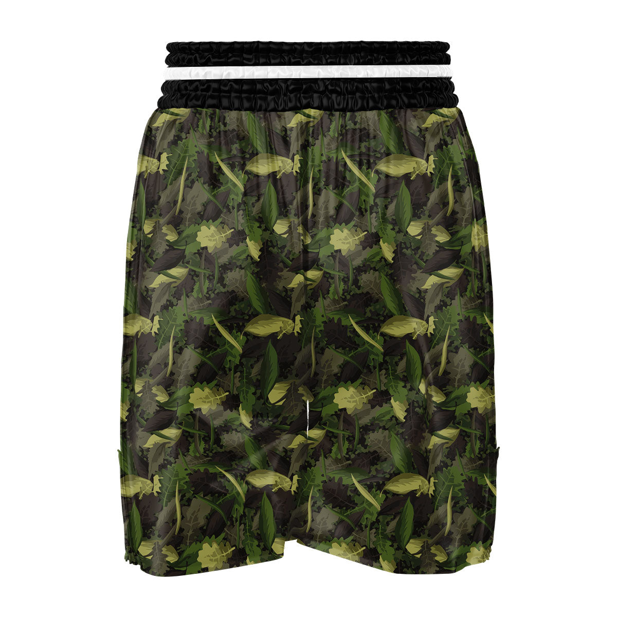 Camouflage Hunting Oak Tree Print Boxing Shorts-grizzshop