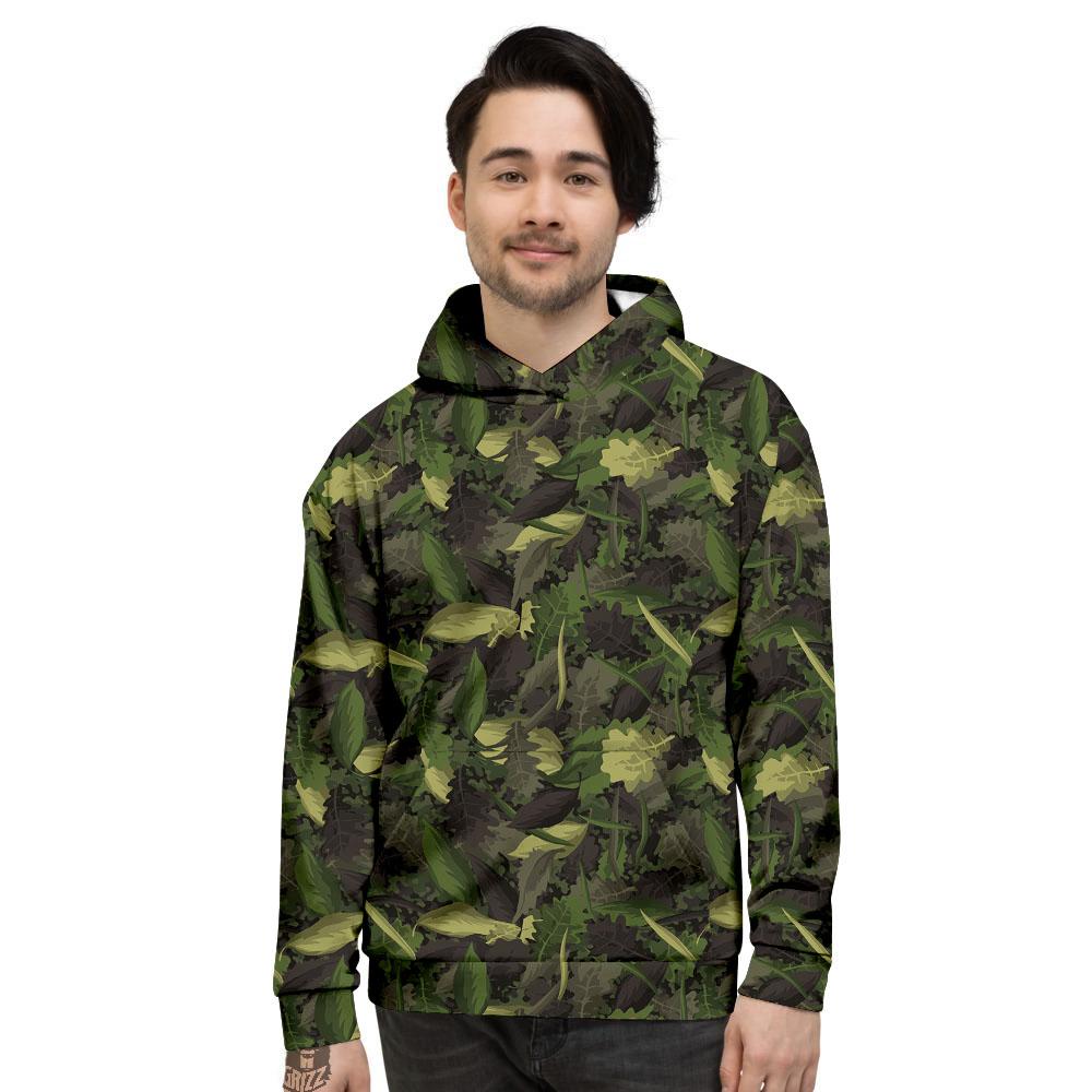 Camouflage Hunting Oak Tree Print Men's Hoodie-grizzshop