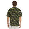 Camouflage Hunting Oak Tree Print Men's Short Sleeve Shirts-grizzshop