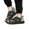 Camouflage Hunting Print Pattern Black Sneaker-grizzshop