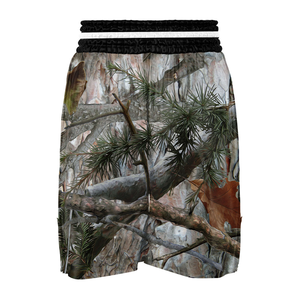 Camouflage Hunting Print Pattern Boxing Shorts-grizzshop
