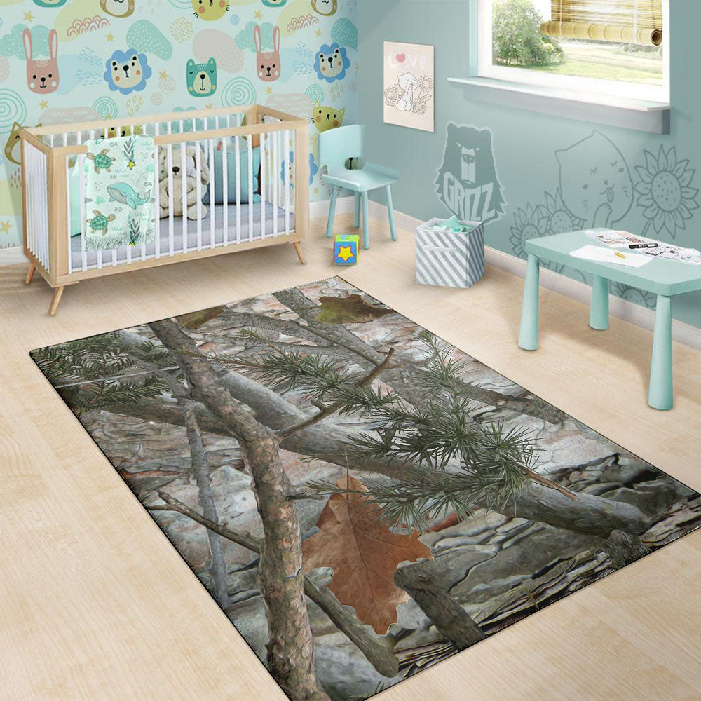 Camouflage Hunting Print Pattern Floor Mat-grizzshop
