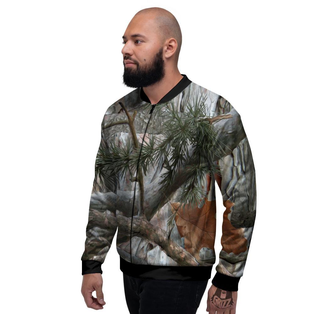 Camouflage Hunting Print Pattern Men's Bomber Jacket-grizzshop