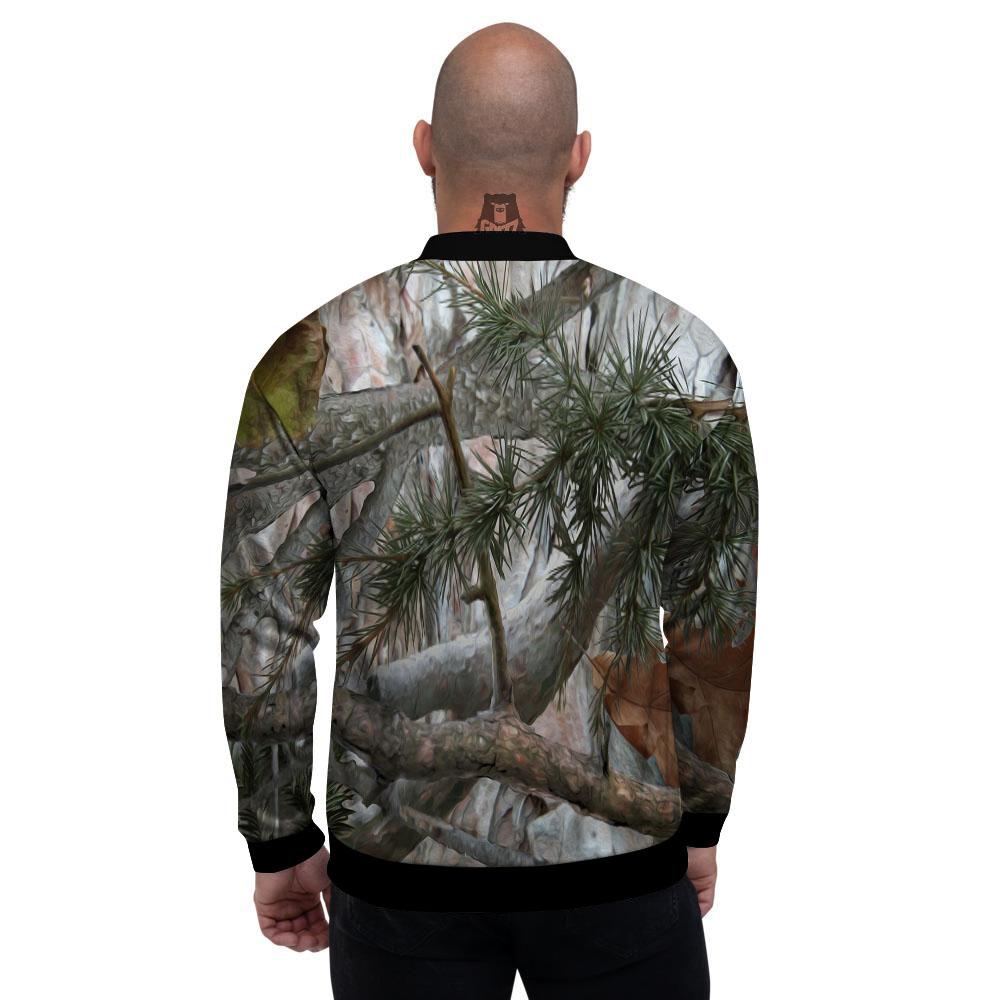 Camouflage Hunting Print Pattern Men's Bomber Jacket-grizzshop
